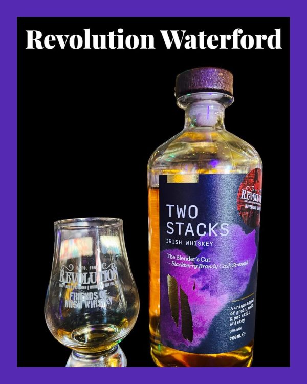 Two Stacks Blackberry Brandy Cask for Revolution Whiskey Bar, Waterford